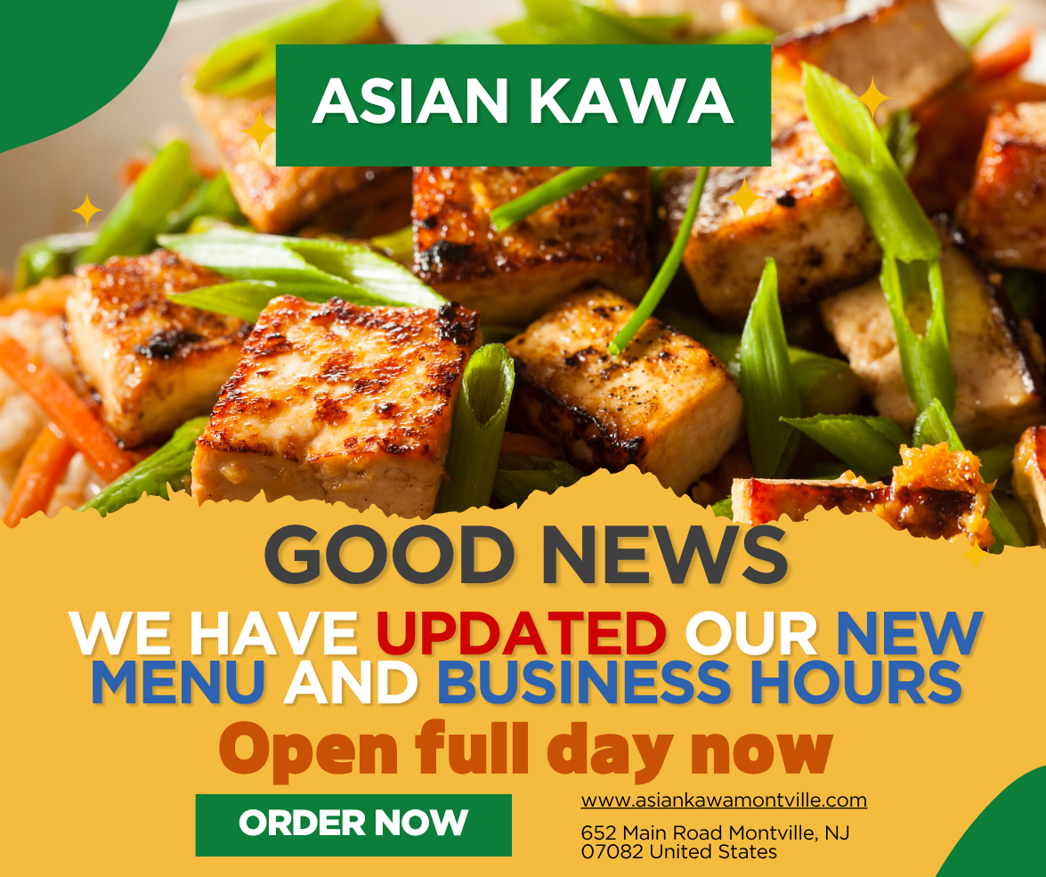 Asian Kawa updated menu and business hours